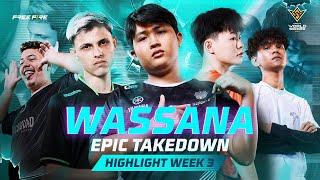 Wassana’s Epic Takedown | Top 5 Highlights - Week 3 | FFWS 2023