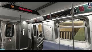 OpenBVE NYC Subway: R160 Z Train Rush Hour FIND & Operation to Broad St