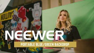 Neewer Portable Blue / Green Backdrop