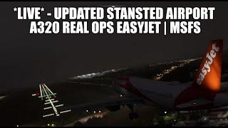  LIVE: Updated IniBuilds Stansted Airport - *GIVEAWAY* | A320 Real Ops Easyjet