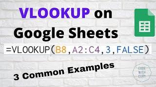 VLOOKUP Google Sheets