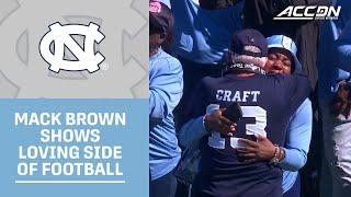 UNC's Mack Brown Shows The Loving Side Of College Football