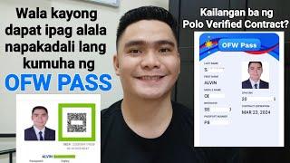 PAANO KUMUHA NG OFW PASS TUTORIAL | DMW MOBILE APP | OEC QR CODE | EREGISTRATION POPSBAM ACCOUNT