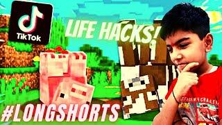 Minecraft LIFE HACKS You Need to Know | #longshorts #minecraft #promtech