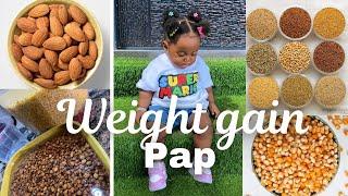 WEIGHT GAIN PAP FOR BABIES AND KIDS// how to make pap/Akamu for babies and kids / fruity pap #pap