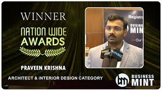 Praveen Krishna | Inscape Design Studio | Business Mint Nation Wide Awards 2023 | HybizTv