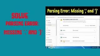 Solving blogger website Unparsable structured data  Parsing error Missing ',' or '}'