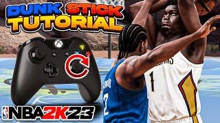 NBA 2K23 - NEW DUNKING CONTROLS COMPLETE TUTORIAL with HANDCAM 