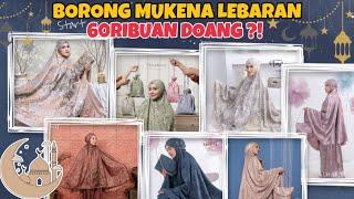 SHOPEE HAUL MUKENA SILK DAN KATUN LEBARAN CUMAN 60RIBUAN !!! Semua model ada disini