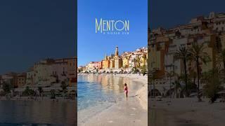 ‼️ Take note of this hidden gem in France! Menton is one of the most beautiful towns I’ve ever seen!