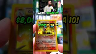 WE PULLED BASE SET 2 CHARIZARD  $8,000 HIT  #shorts #pokemon #pokemoncards #pokemontcg