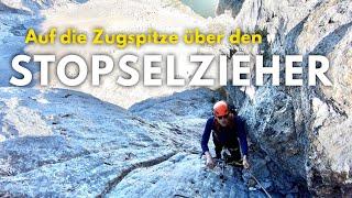 Zugspitze über Stopselzieher Klettersteig, Steile Bergtour über die Wiener-Neustädter-Hütte