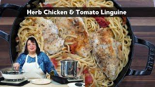 Herb Chicken and Tomato Linguine | Recipe Vault