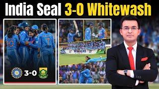 INDW vs SAW :  India Seal 3-0 Whitewash Against South Africa, Smriti Mandhana creates history !