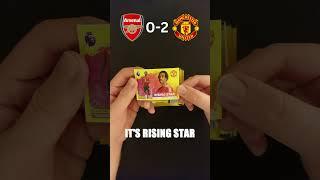 CAN I PREDICT ARSENAL vs MAN UTD in the FA CUP using these PANINI STICKERS!? 12/01/25 #shorts