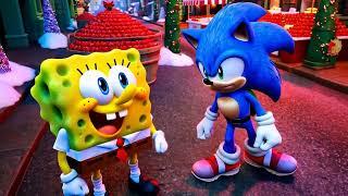 Christmas Spongebob and Sonic Hedgehog Holidays Adventure Extra Episode 2