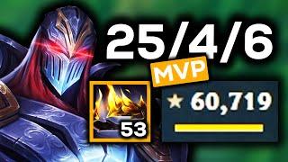 Who says Zed can't 1v9 Carry? Here is proof: