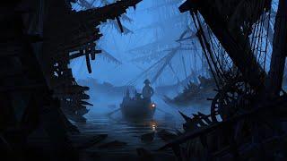 The Graveyard of Creaking Ships - Dark Sea Pirate Ambience