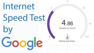 Google Search Internet Speed Test (Speed test by Google)