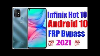 Infinix Hot 10 (X682C) Frp Bypass Reset Google Account Lock Android 10 Q |Infinix hot 10 Frp Bypass