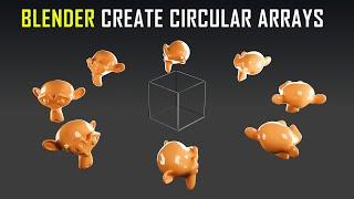 Blender Circular Arrays For Beginners (Tutorial)