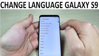 How to Change Language on Samsung Galaxy S9 and NOTE 9