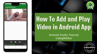 android videoview tutorial | video player in android studio | android studio tutorial|android studio