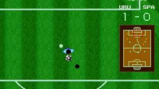 World Cup Italia 90 Gameplay Sega Genesis Mega Drive Uruguay v Spain