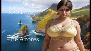 4K AI Indian Lookbook Plus Size Goddess Model Video - The Azores