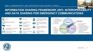 Interoperability Institute 2024 - May 7, 2024 - Panel: Information Sharing Framework (ISF)