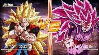 Goku Xeno SSJ3 vs Black SSJ3 Rose | Jump Force mugen