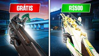 SKIN GRÁTIS VS SKIN PAY TO WIN!  (P90 EMPÍREA)