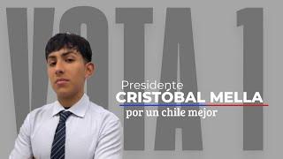 Jingle de Cristóbal Mella: "Cristobal, Cristobal, las metas se alcanzan" Campaña 2024