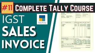 #11 Tally Prime//Sale Invoice with IGST//Multiple Tax Rate in interstate sale invoice//with Example/