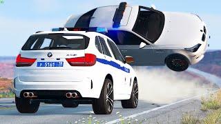 Police Takedown Fails & Car Chases #87 - BeamNG Drive | CRASHdriven