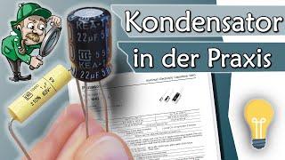 Kondensator-Datenblatt lesen? Wichtige Praxis-Kenngrößen einfach erklärt | Elektronik #6