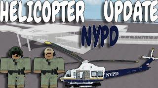 NYPD HELICOPTER UPDATE!! Policesim NYC