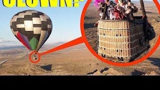 when your drone see's clowns in a Hot air Balloon, RUN AWAY FAST! (Don't let them catch you)