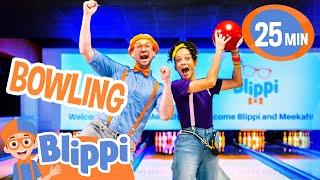 Blippi and Meekah's Bowling Ball Adventure! Educational Videos for Kids and Families