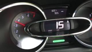 Renault Clio RS 200 EDC acceleration with remap 0-100 mph autobahn