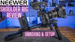 Amazing at twice the price: Neewer SR004 Shoulder Rig Kit Review/setup