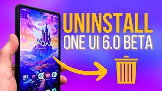 Samsung One UI 6.0 Beta-How To Uninstall and Roll Back to One UI 5.1