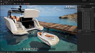 Yacht Tender Garage System  |  Unreal engine 5 |