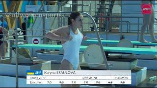 Karina ESAULOVA - Women's 1m Platform Diving