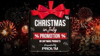 Christmas in July Promotion on Software Products - PROLIM