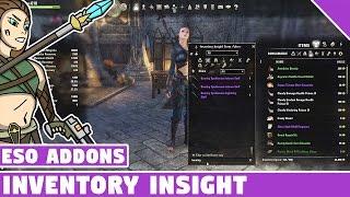 Inventory Insight | ESO Addon Spotlight | Elder Scrolls Online Best Addons