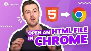 How To Open a HTML File In Chrome