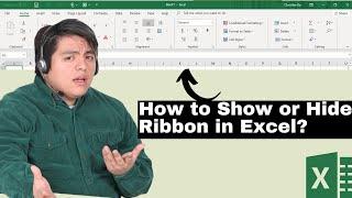 Hide Excel Ribbon and Excel Tabs | Hide Headings and Formula Bar | Hide Gridlines (Quick Guide)