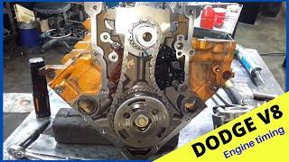 Dodge V8 Engine Timing Chain proper installation process / timing chain replacement