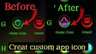 How to Create a Custom App Icon for Your Smartphone  (Hindi)